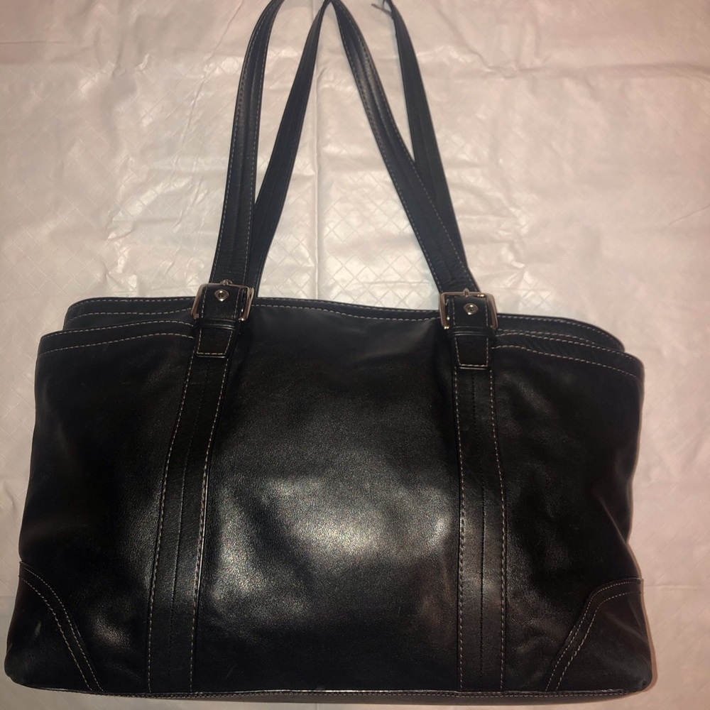 Coach Leather Tote Handbag